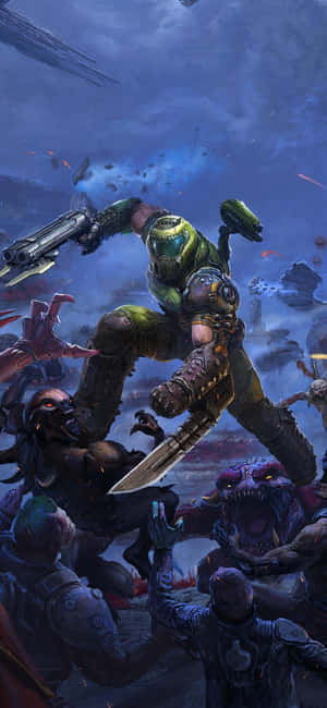 Doom Eternal iPhone — Redmi Note 15 Pro Тапет