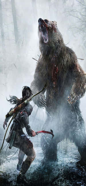 Iphone Xs Max Rise Of The Tomb Raider Фон — Galaxy A54 Тапет