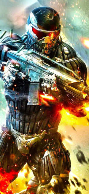 Фон iPhone X Crysis 3 — Infinix Smart 10 Plus Тапет