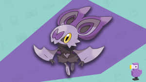 Ноibat върху лилаво и тюркоазено