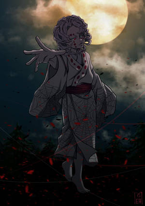Тапет Нощ с Руи от Demon Slayer