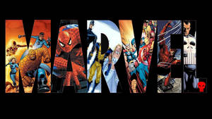 Marvel супергерои Капитан Америка, Върколак, Спайдърмен и други.