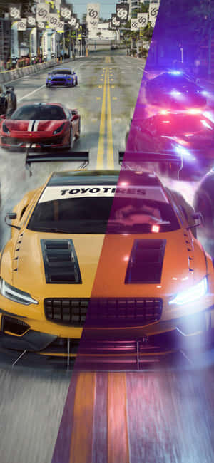 Iphone Xs Need For Speed Heat Background — OnePlus R Тапет