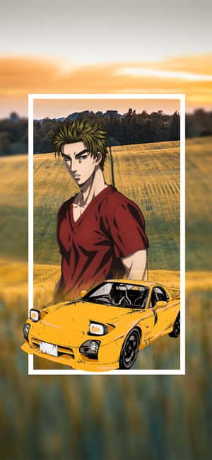 Initial D телефон — Pixel 10 Pro Тапет
