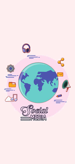 Iphone X Social фон — Tecno Spark 40 Pro Тапет