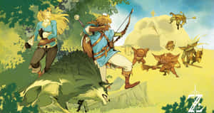Открий света на Legend of Zelda. — Зелда Тапет