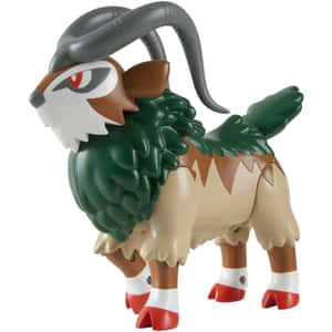 Очарователна играчка Gogoat на бял фон — Покемон Телефон Тапет