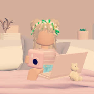 Персонализирайте своя Roblox герой с уникални естетични визии! — Естетика Roblox Тапет