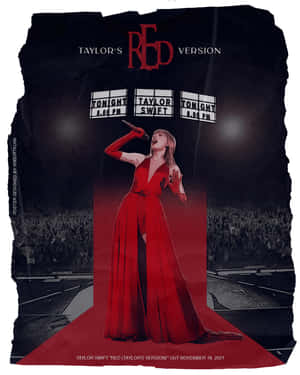 Red Taylors Version — Тейлър Суифт Тапет