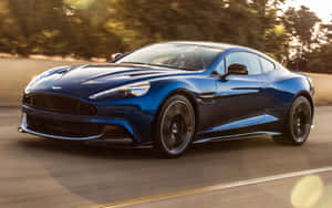 Пленителен Aston Martin Vanquish в пълна слава — Steam Deck Тапет