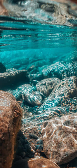 Ocean Aesthetic Phone — Pixel 8 Тапет