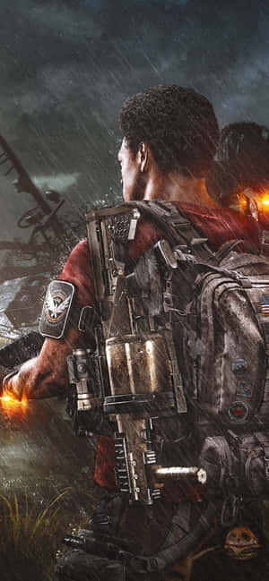 Iphone Xs Max The Division фон — Honor Play Тапет
