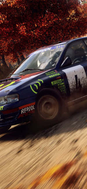 Фон за iPhone Xs Dirt Rally — Есен Тапет