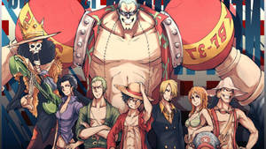 Постер с герои от One Piece за десктоп — Вунш пис десктоп Тапет