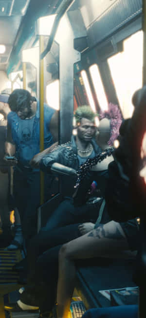 Pixel 3xl Cyberpunk 2077 фон — IQOO Z10 Lite Тапет