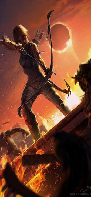 Фон за iPhone X с Shadow Of The Tomb Raider — Redmi K Тапет