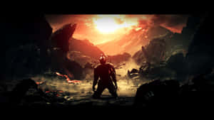 "Предизвикай съдбата си и оцелей сред опасностите на Dark Souls" — Dark souls Тапет