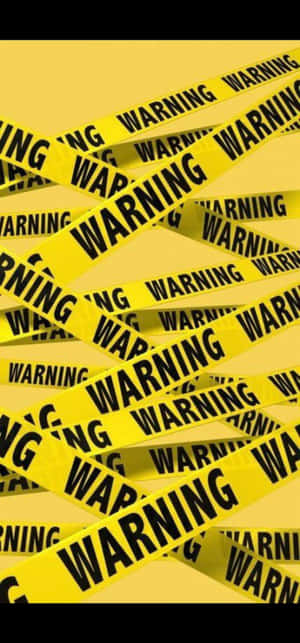 warning — iPhone 14 Тапет