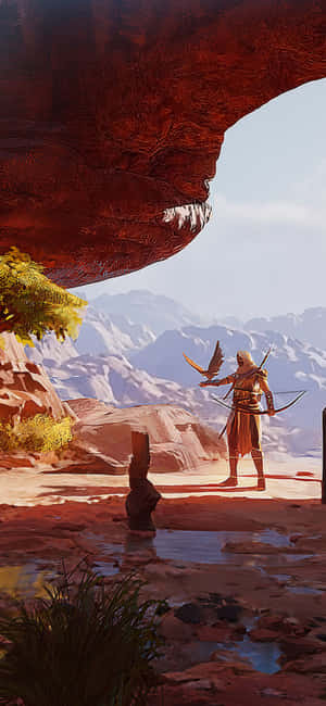 iPhone X Assassin's Creed Origins фон — Realme Neo Тапет