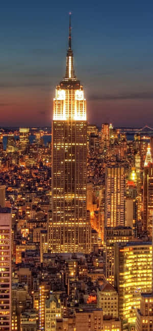 Iphone Xs Ny City Background — iPhone 16 Pro Тапет