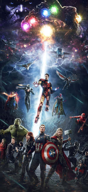 Iphone Xs Marvel's Avengers Фон — Honor Play 60A Тапет