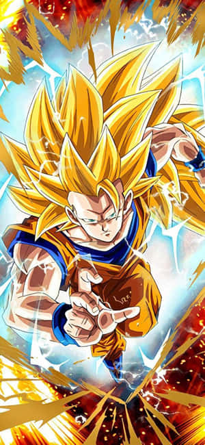 Готина Dragon Ball Z — Motorola Edge 70 Fusion Тапет