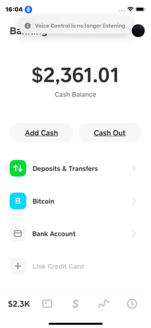 Снимки на Cash App Balance — iPhone 17 Pro Тапет