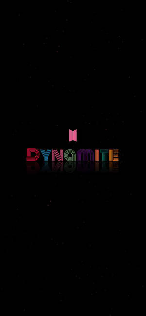 Прост черен BTS Dynamite лого