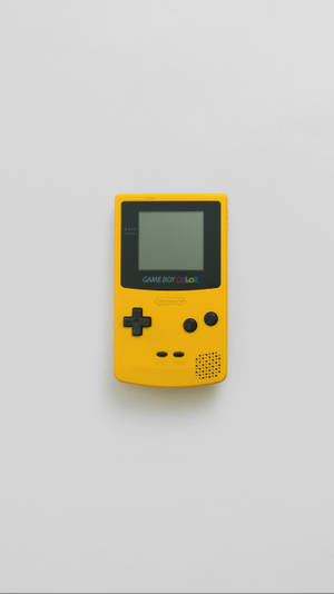 Тапет с просто жълто Game Boy Color