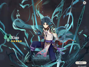 Профилна снимка на Xiao от Splash Art — Genshin impact GIF Тапет
