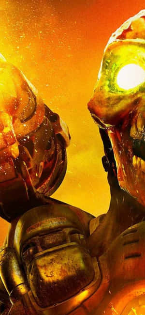 iPhone Xs Doom фон — Realme Neo Тапет