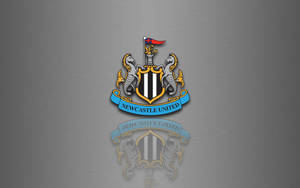 Newcastle United футболен клуб лого сив десктоп тапет.