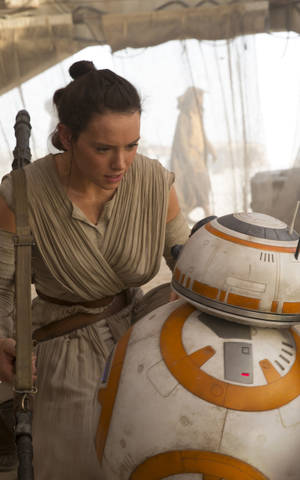 Рей и BB-8 Star Wars таблет — Moto Pad 70 Groove Тапет