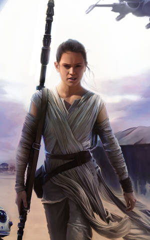 Рей Скайуокер Star Wars Таблет — Galaxy Tab S Тапет