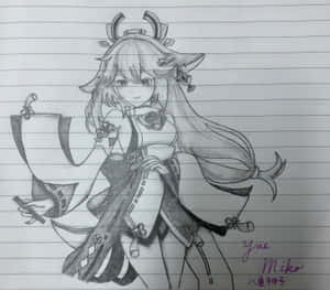 Рисунка на Yae Miko за профилна снимка — Genshin impact GIF Тапет
