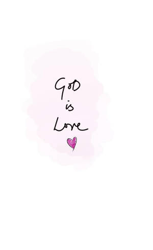 Розово сърце I Love Jesus IPhone — Galaxy Tab Active5 Pro Тапет