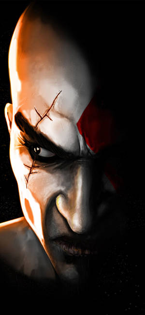 Свиреп Кратос от God Of War игра тапет — iPhone 13 Тапет