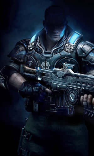 iPhone XS Gears of War 5 фон — Tecno Megapad Pro Тапет