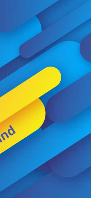 Син и жълт фон — Realme P4 Тапет