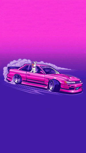 Синтвейв JDM естетика арт — Jdm естетика Тапет