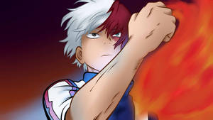 Сладка рисунка Тодокори от My Hero Academia тапет