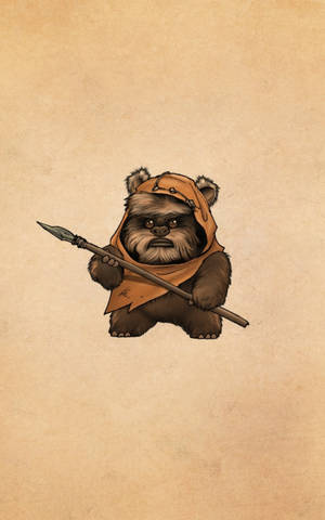 Сладък Ewok Star Wars таблет — Huawei MatePad Pro 12 (2026) Тапет