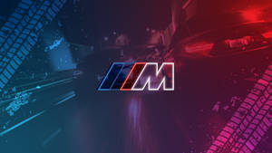 Следи от гуми на автомобили с логото на BMW M — BMW Тапет