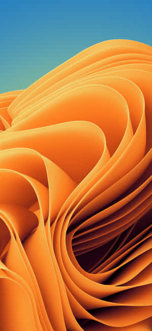 Blue And Orange Background — iPhone 16e Тапет