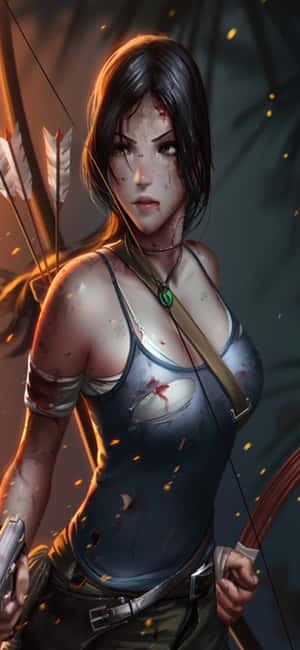 Iphone X Shadow Of The Tomb Raider Background — Xiaomi 14 Тапет