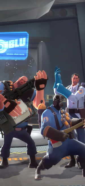 Фон за iPhone Xs Team Fortress 2 — Realme C83 Тапет