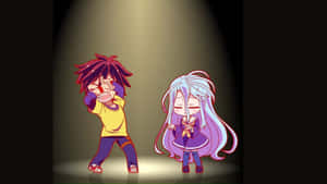 Снимки от No Game No Life — Аниме двойка GIF Тапет