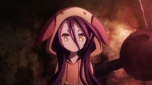 Снимки от No Game No Life — Аниме момиче с качулка Тапет