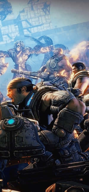 Iphone X Gears Of War 5 Фон — Realme 15x Тапет