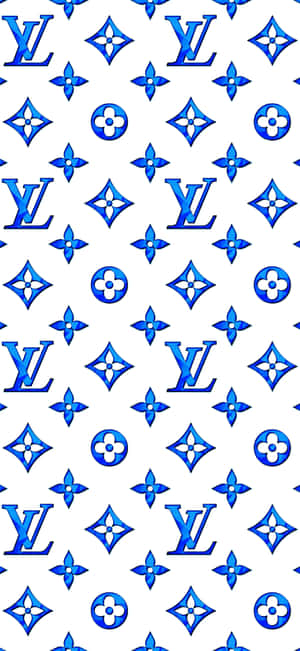 Louis Vuitton Blue — Vivo Y31t Тапет